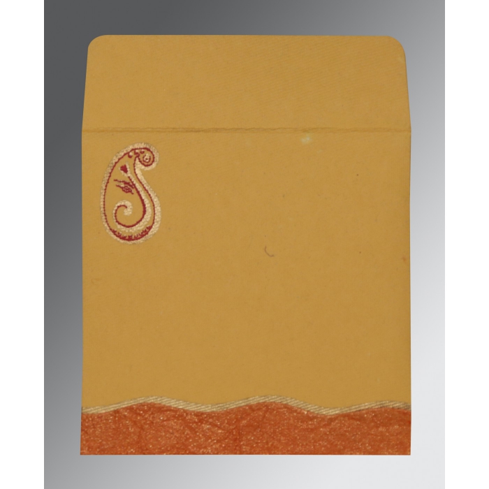 TUSCANY HANDMADE SHIMMER EMBOSSED WEDDING INVITATION : W-2252 - 123WeddingCards