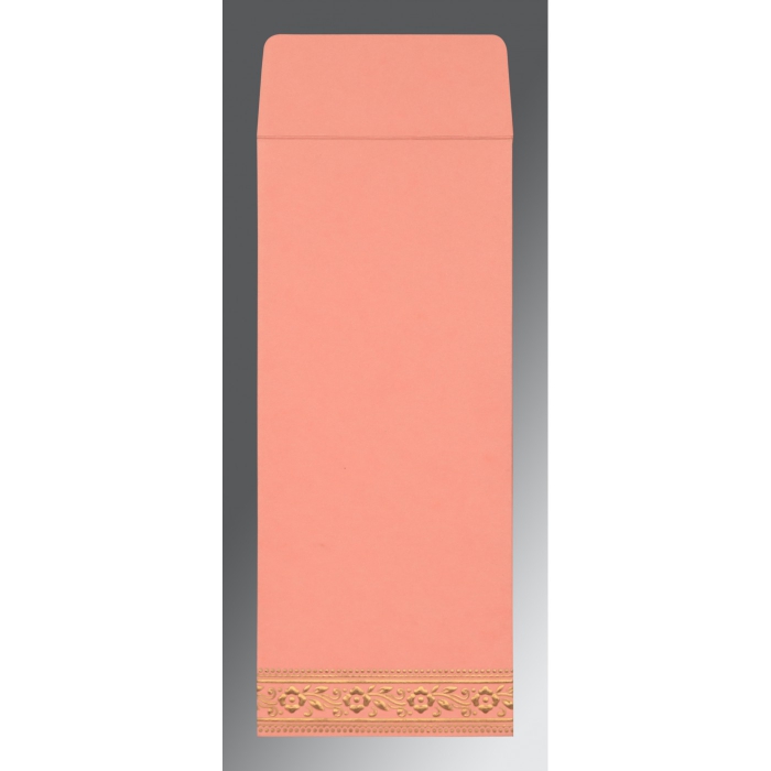 BLUSH PINK WOOLY SCREEN PRINTED WEDDING INVITATION : IN-8220J - 123WeddingCards