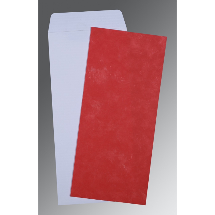 RED MATTE PERSONAL INVITATIONS : P-0039 - 123WeddingCards