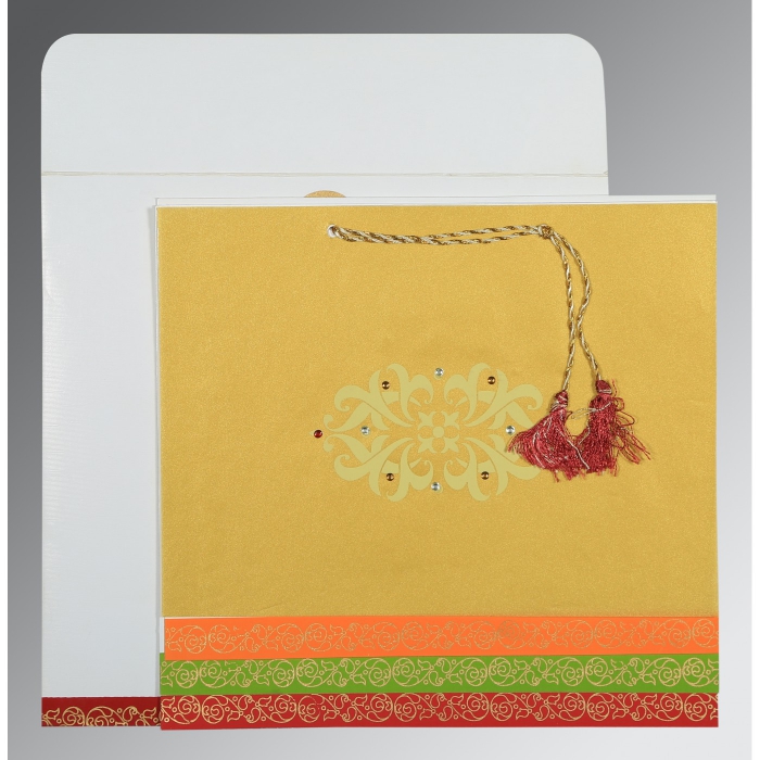 ROB ROY SCREEN PRINTED WEDDING CARD : G-1396 - 123WeddingCards