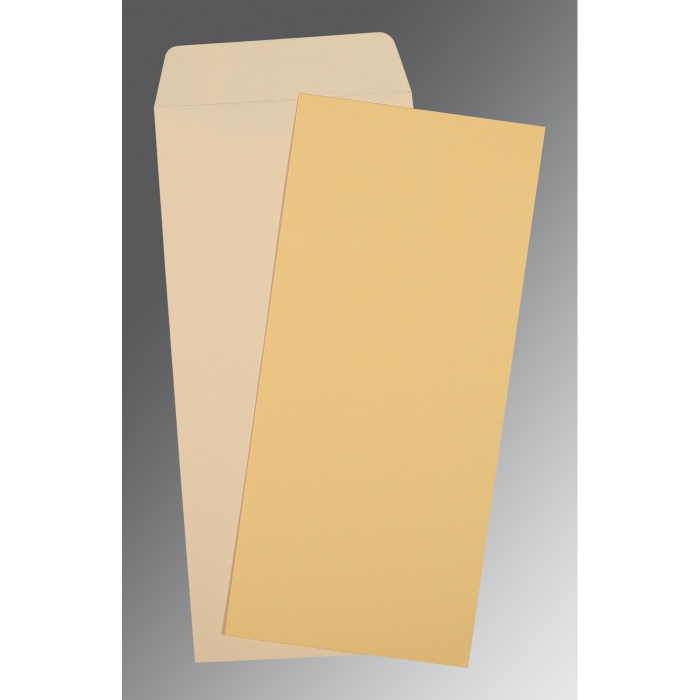 YELLOW MATTE PERSONAL INVITATIONS : P-0034 - 123WeddingCards