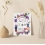 WHITE MATTE WEDDING INVITATION : BLOOMING-SKULL - 123WeddingCards