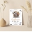 WHITE MATTE WEDDING INVITATION : HAUNTED-HOUSE - 123WeddingCards