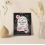 WHITE MATTE WEDDING INVITATION : MIDNIGHT-MISCHIEF - 123WeddingCards